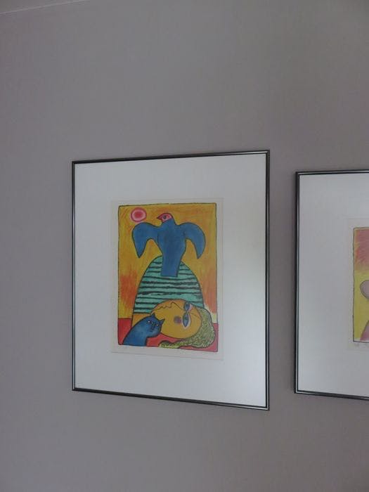 Corneille - 2 bijzondere zeefdrukken in kleine oplage en Epreuve d'Artist kopen? Bied vanaf 350!