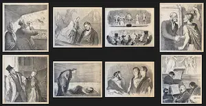 Honore Daumier - Honore Daumier - 19 Lithografische drukken uit de periode 1920 -1925 kopen? Bied vanaf 30!