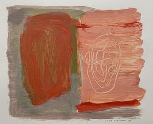AcheterKees Admiraal - gemengde techniek op papier - 'Abstracte portretstudie III' - 1998 (UNIEK WERK)? Enchérissez de 40!