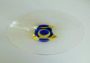 Niet of onleesbaar gesigneerd - schitterende schaal, strak, handgemaakt kopen? Bied vanaf 1!