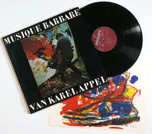 Karel Appel - Musique Barbare - Originele Mono plaat + booklet met Litho verkocht voor € 1!