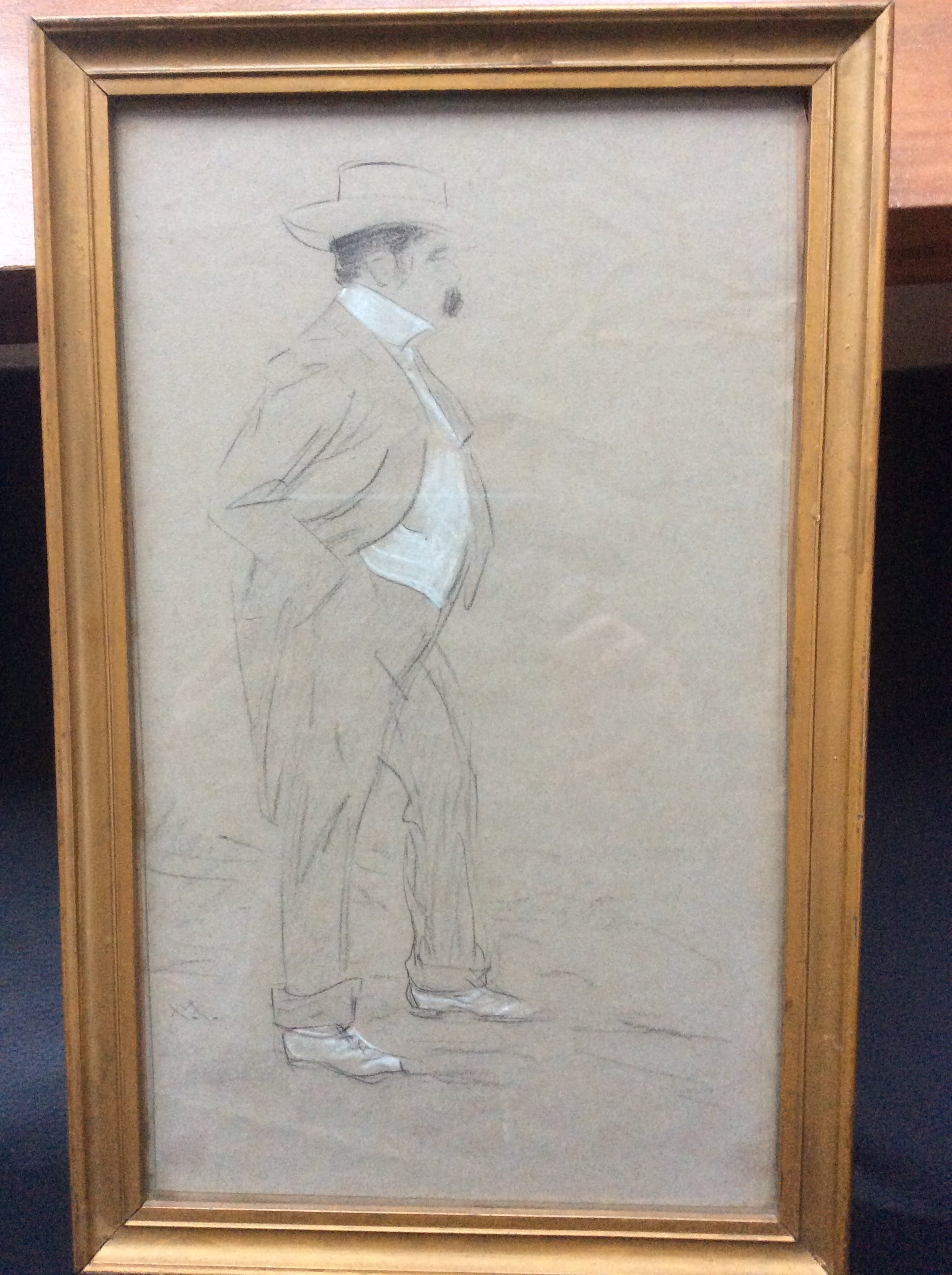 Willem Vaarzon Morel (sr.) - 1868-1955 “ Dandy” verkocht voor € 295!
