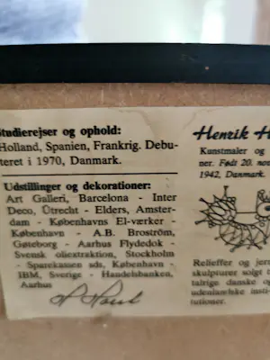 Henrik Horst - Wandsculptuur kopen? Bied vanaf 100!