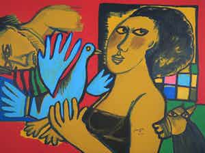 Corneille - Litho, Les Moments (Groot) verkocht voor € 200!