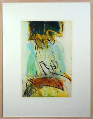 Hans Vredegoor - Ets, Cascadelle - Ingelijst verkocht voor € 1!