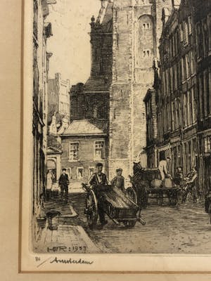 Hendrikus Roodenburg - Westerkerk Amsterdam vanaf Bloemstraat kopen? Bied vanaf 50!