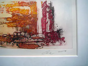 Olivier Beijn - Landschap III -ets 2007- kopen? Bied vanaf 65!
