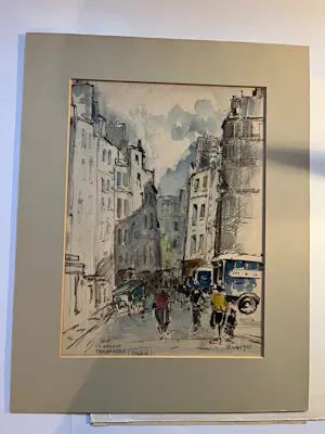 Buy Albert Zwartjes - Rue la grande Truanderie (Paris)? Bid from 65!