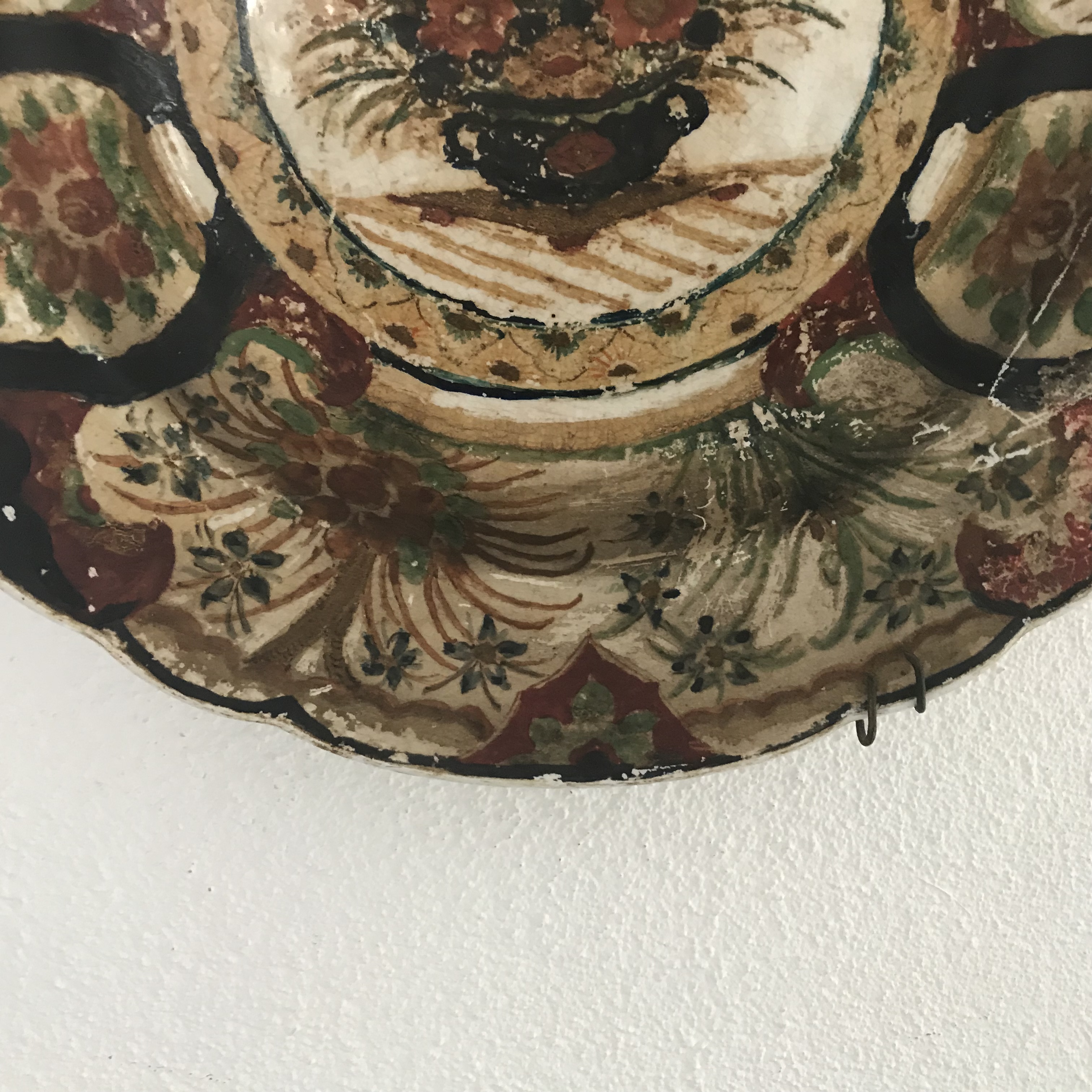 Firma Regout & Co - Antiek Handgeschilderd Bord / Schotel kopen? Bied vanaf 40!