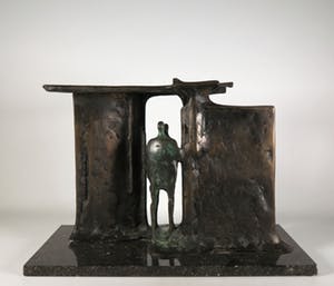 Wim Rijvers - Brons en hardsteen, Zonder titel kopen? Bied vanaf 650!