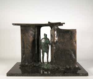 Wim Rijvers - Brons en hardsteen, Zonder titel verkocht voor € 650!