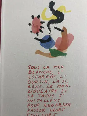 Christian Dotremont - Leporello van 14 bladen poëzie van Dotremont met tekeningen van Corneille kopen? Bied vanaf 325!