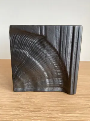 Rosenthal - Zeldzaam mooi matzwarte OP-ART vaas ontwerp Martin Fryer 1960/1970 kaufen? Bieten Sie von 99!