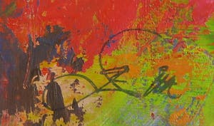 Franscz Witte - Acryl op papier, Zonder titel kopen? Bied vanaf 1!