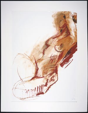 Franscz Witte - Gemengde techniek op papier, Model kopen? Bied vanaf 1!