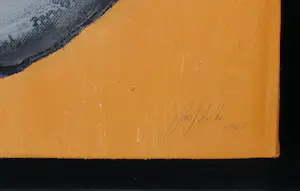 Ralf Lake - Olieverf op doek, Kopf - Ingelijst kopen? Bied vanaf 1!