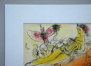 Marc Chagall - L'accordéoniste - Originele lithografie - 1957 kopen? Bied vanaf 160!