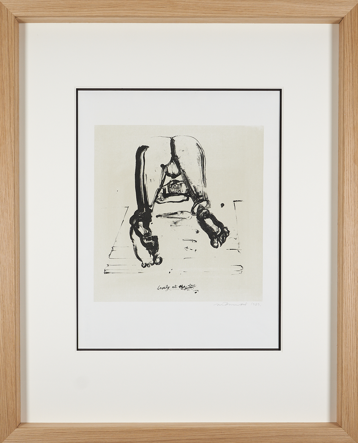 Marlene Dumas - Prachtig litho " Beautiful Butt" , gesigneerd & fraai ingelijst kaufen? Bieten Sie von 2850!