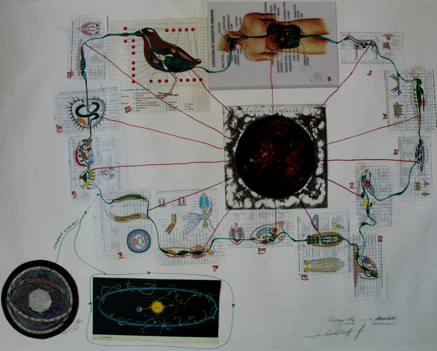 AcheterPatrick Van Caekenbergh - Collage: ontwerp "Zodiac" - 1994? Enchérissez de 2000!