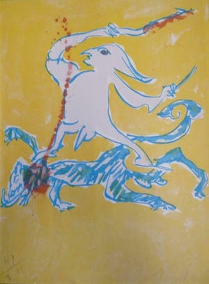 Reinhoud D'Haese - kleurenlitho kopen? Bied vanaf 85!