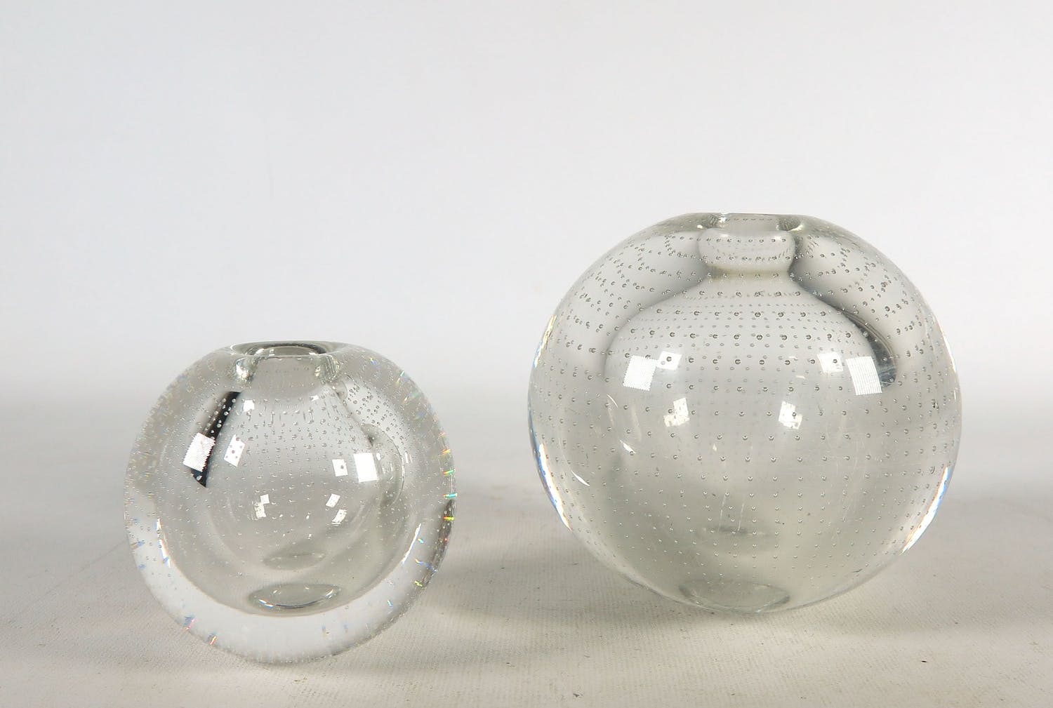 Andries Dirk Copier Glas, Twee spijkerbollen Verkocht Kunstveiling.nl