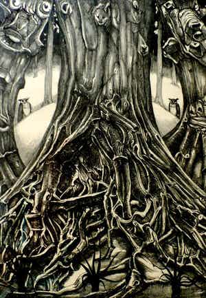 Chris Le Roy - Litho handgedrukt: De ontwortelden - 1947 verkocht voor € 79!