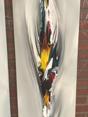 Gena Genadyj - Abstract Twee Luik kopen? Bied vanaf 200!