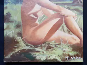 Niet of onleesbaar gesigneerd - Vrouwelijk naakt kopen? Bied vanaf 1!