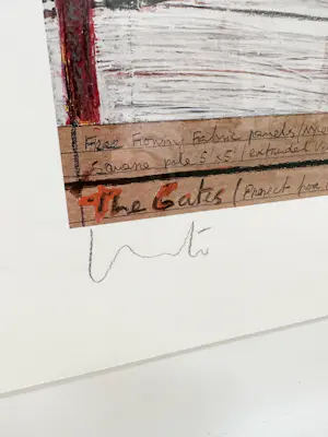 Christo - The Gates XXVI, offset color litho, Signed kopen? Bied vanaf 300!