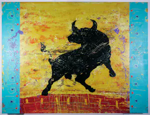 Leon Bosboom - Acyl op doek, Ganador (Zeer groot) kopen? Bied vanaf 275!