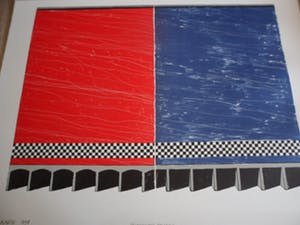 Ko Aarts - Zeefdruk, Titel: "Finishing touch". kopen? Bied vanaf 30!