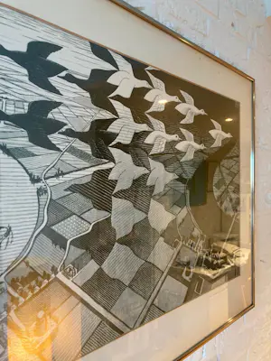 Maurits Cornelis Escher - " Dag en Nacht " (Oudekerk a/d/ Amstel), Litho kopen? Bied vanaf 90!