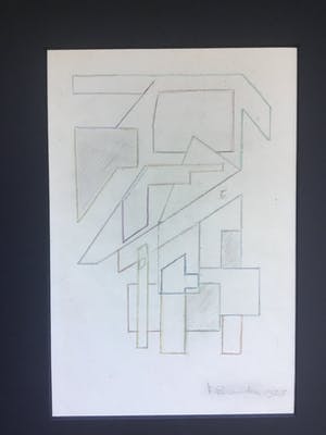 Klaas Boonstra - 6 kubistische tekeningen kopen? Bied vanaf 40!