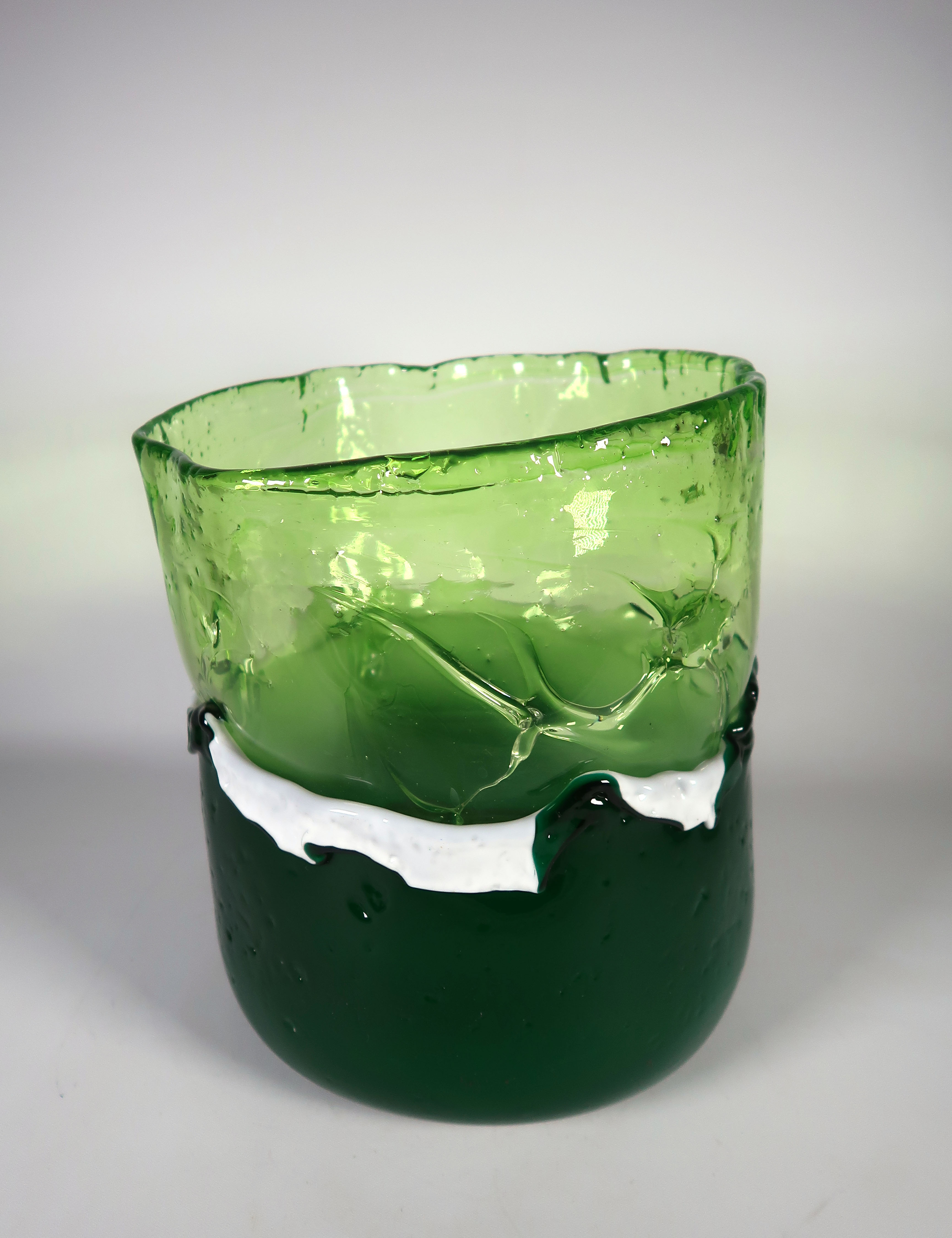 Bernard Heesen - Glas, unica groene vaas kopen? Bied vanaf 200!