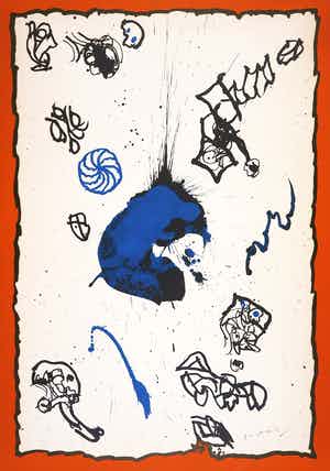 Pierre Alechinsky - Litho, Troisième Primaire / Prent 190 verkocht voor € 500!