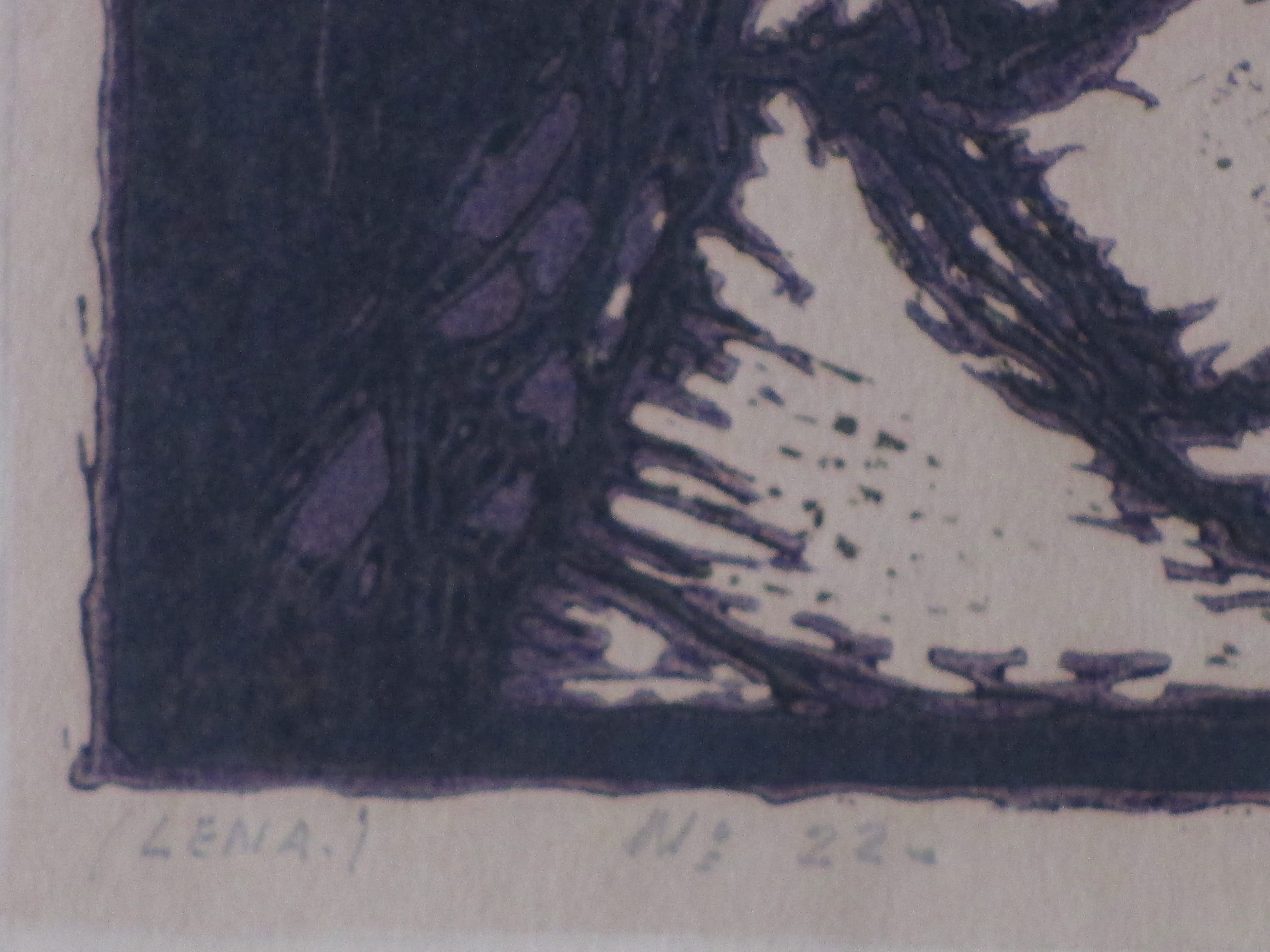 Niet of onleesbaar gesigneerd - Abstracte Compositie - Ets kopen? Bied vanaf 1!