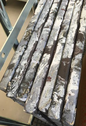 Niet of onleesbaar gesigneerd - Olieverf op doek, Elementen liggend in blok (9-luik) kopen? Bied vanaf 1!