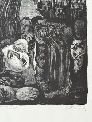 Auguste Jean Gaudin - Eau-forte "Métro Saint Michel" kopen? Bied vanaf 40!