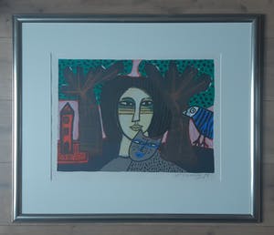 Corneille - " Femme et Chat" uit 1998. kopen? Bied vanaf 310!