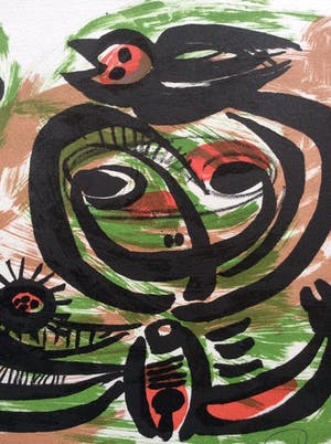 Anton Rooskens - Mooie originele lithografie. Voluit gesigneerd en genummerd kopen? Bied vanaf 220!