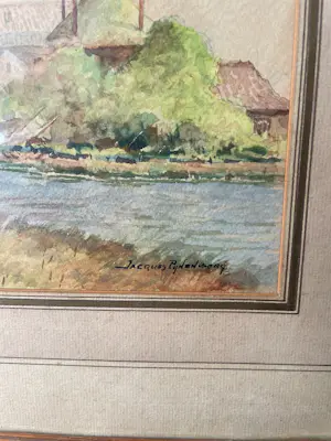 Buy Jacques Pijnenborg - Landschap met molen? Bid from 50!