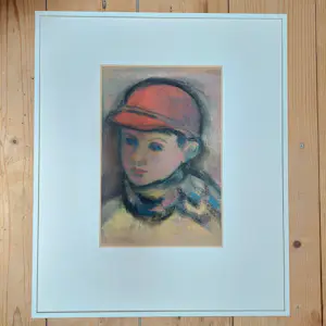 Jan Miechels - jongen met rode pet kopen? Bied vanaf 15!