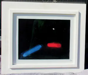 Eugène Brands - Gouache: Composition Cosmique - 1990 kopen? Bied vanaf 1295!