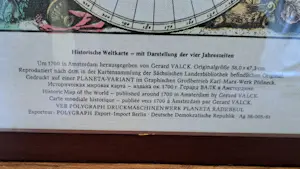Gerard Valck - Historische wereldkaart - met de 4 seizoenen kopen? Bied vanaf 100!
