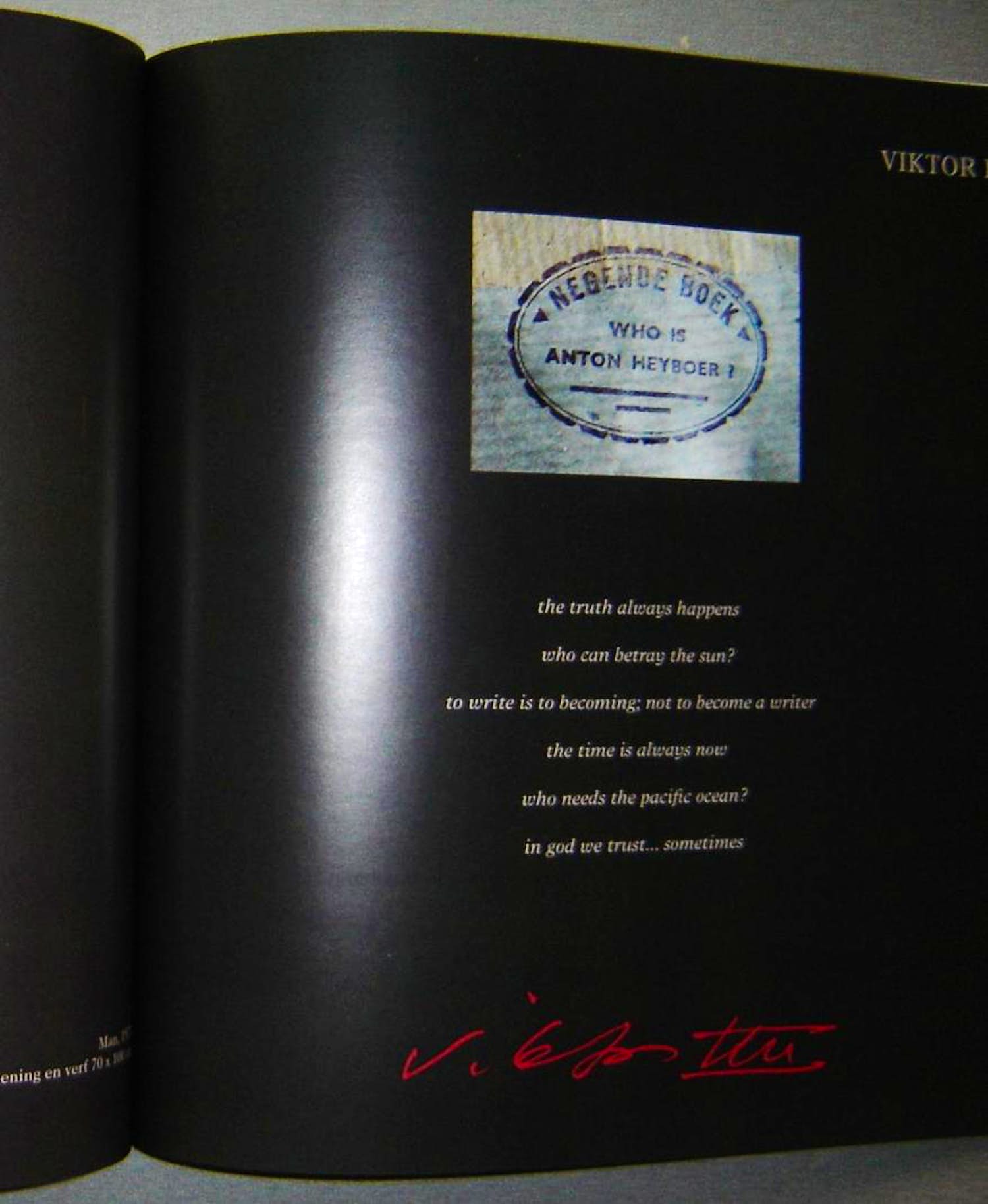 Viktor IV - Heyboer, Montyn, Niermeijer verkocht voor € 35!