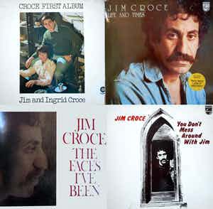Jim Croce - 4 LP's waarvan één dubbel LP jaren 1971-1975 verkocht voor € 20!