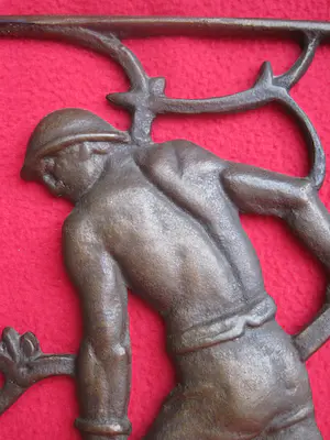 Brons (Onbekend) - Wand reliëf . kopen? Bied vanaf 60!
