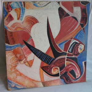 Peter Salentijn - Olieverf op board, ‘Bok’ – 61 x 61 cm kopen? Bied vanaf 1!