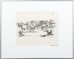 Piet Snoeren - Pentekening, Perrotet kopen? Bied vanaf 1!