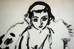 Kees van Dongen - Jeune femme avec chien kopen? Bied vanaf 950!